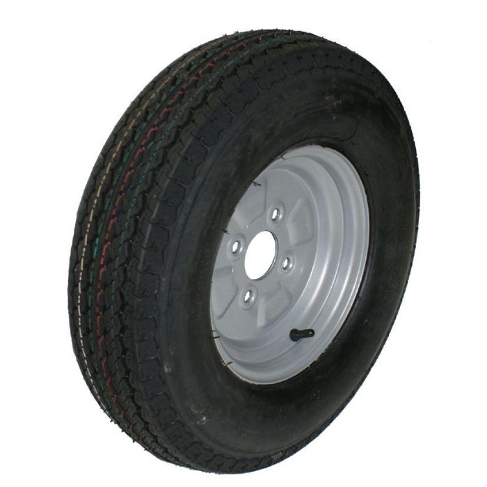 Trailer Tire 5.00/5.00-10 +Fälg 60Mm Bore / Each / Wheel - Trailer Wheels - Cykel Transport & Trailers