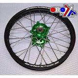 19X215 Hjul Kaw Bk/Grn Race Gloss Fälg Mx-2021 Black Gloss Fälg / Green Hub Sp053.05.81.01.99