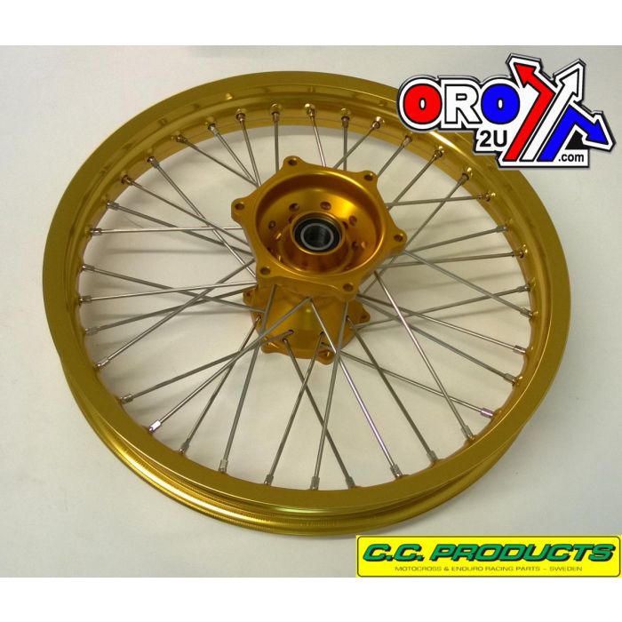 19X215 Hjul Ktm525 13 Gd/Gd Guld Fälg Guld Nav