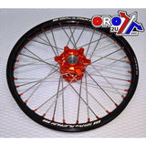 21X160 Hjul Ktm Bk/Orange Gloss Svart Fälg Gloss Orange Hub/Gloss Orange Niplar Sp157.06.80.01.06