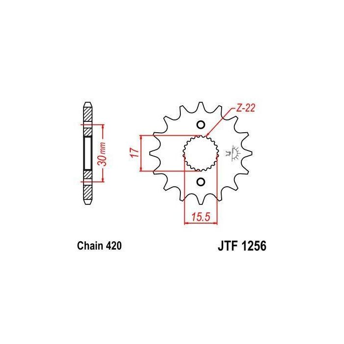 Framdrev 14 Jtf1256.14 420