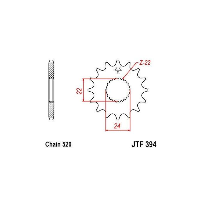 Framdrev Jtf394.13 Jt