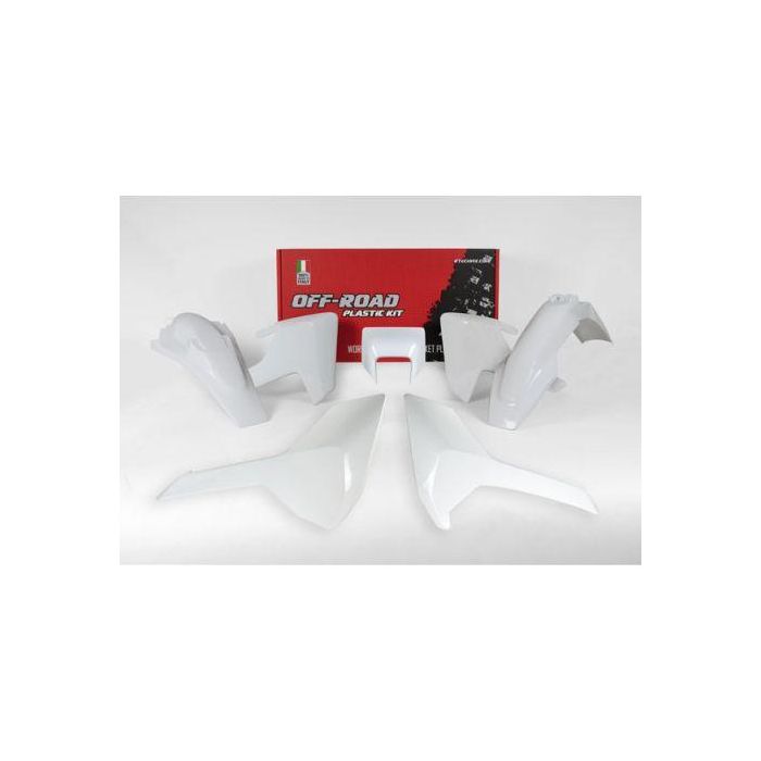 Plastkit Enduro 17-18 Husky Te/Fe/Tx 5 Delar Färg Vit R-Kithsq-Bn0-517