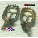 Fotpinnar Titanium Crf/Cr Scar Racing S2516