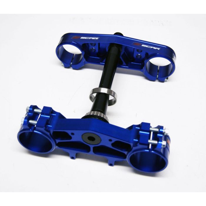 Triple Clamps 25 Blue Yz125 Offset 25Mm Scar S1426