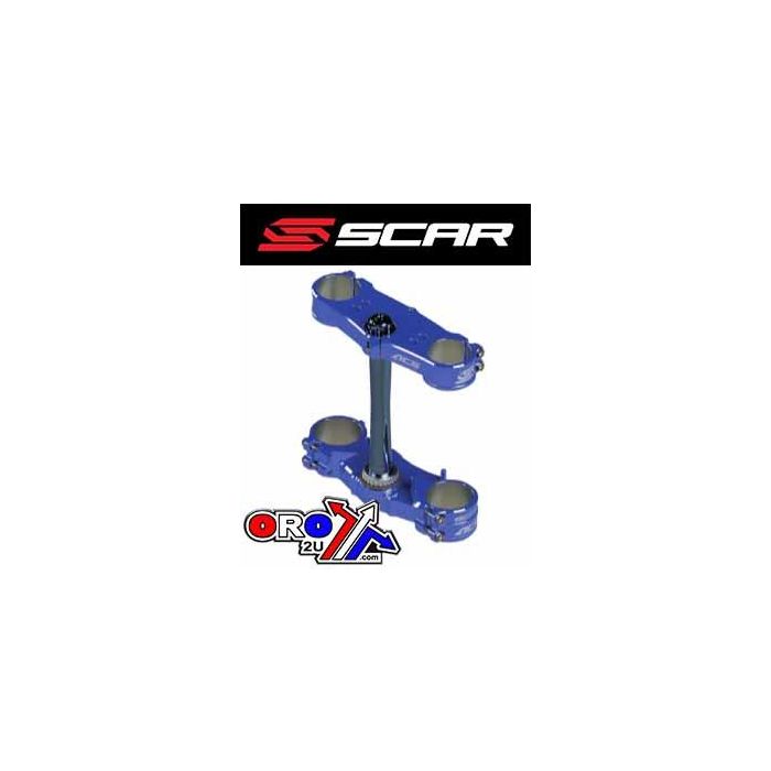 Triple Clamps 25 Blue Yz250 Offset 25Mm Scar S1427