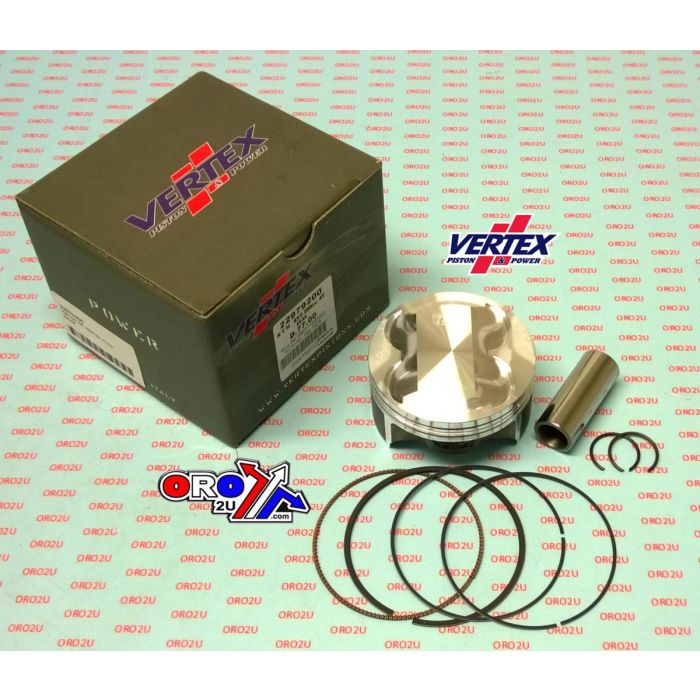 Piston Kit Vertex 77.0 Beta Rr 250 05-07 Os +2.00 Vertex 22797200 Ktm Exc 250 01-06 Big Bore