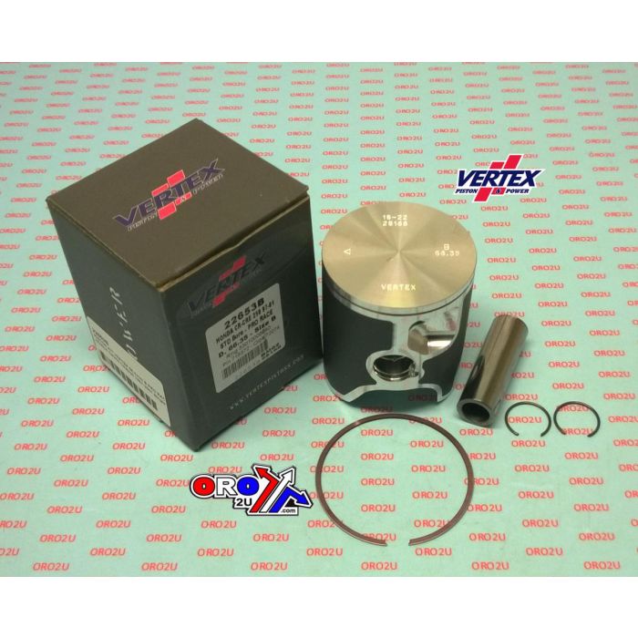 Kolvkit Vertex 66.4 A Honda Cr/Cre 250 97-01 Pro Race Vertex 22653A Enkelring