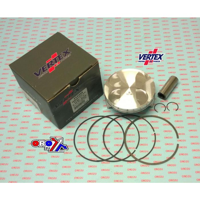 Piston Kit Vertex 96.0 D Hc Kaw Klx/Kx/Kxe 450 06-10 Vertex 23243D Hc Compr 130:1