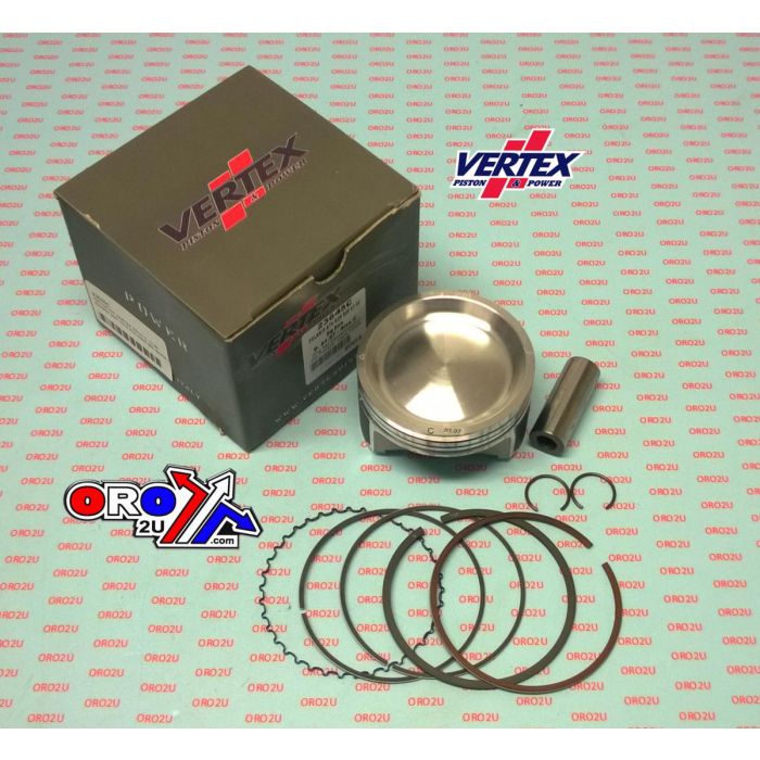 Piston Kit Vertex 82.0 A Polaris Rzr/Sportsman 800 09-14 Vertex 23645A Os+2.00 Big Bore Compr 102:1