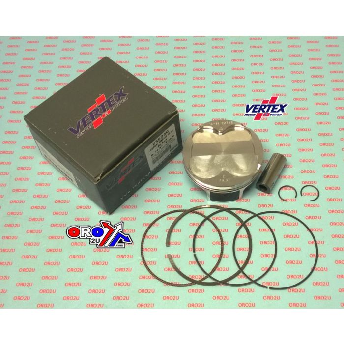 Piston Kit Vertex 80.0 C Suzuki Rmz 250 16-22 Vertex 23925C Os+3:00 Big Bore Compr 135:1