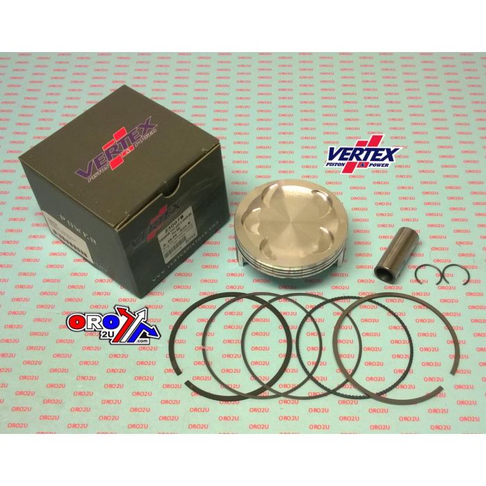 Piston Kit Vertex 97.0 A Yamaha Yfz 450 04-09 Vertex 23007A Os +2.00 Compr 120:1 Big Bore