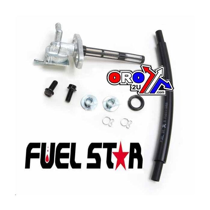 Bränsleventil Kit Crf/Xr 80/100 01-07 Fuel Star Fs101-0102 Honda Dirt Tejp / Petcock / Clips / Rör / Bultar