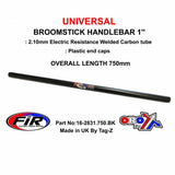 Boomstick Styre 1'' 750Mm Fittment Universal / Matt Svart / Varje