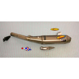 Yzf 250 19-21 4.1 Tit Nat S/S Cap Fmf Muffler Yamaha 2019 044454 Titanium Natural