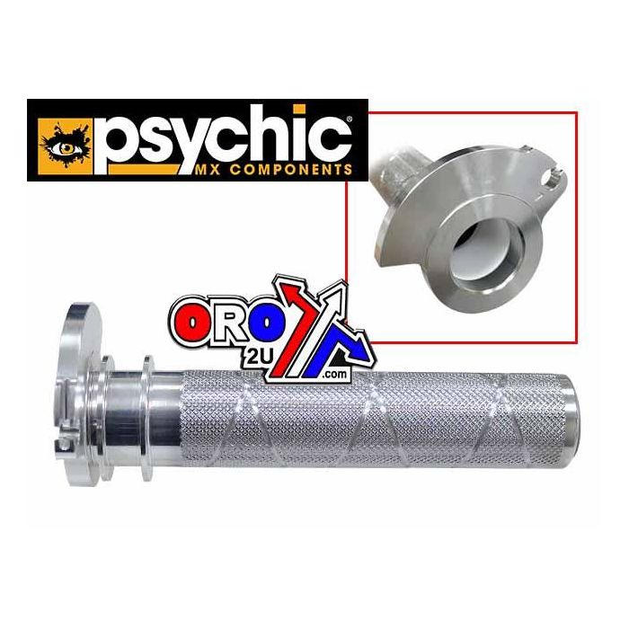 Gasslör / Med Lager Psychic Mx-08681Sl Silver 51502010200 Aluminium Cnc Billet 2-Takt