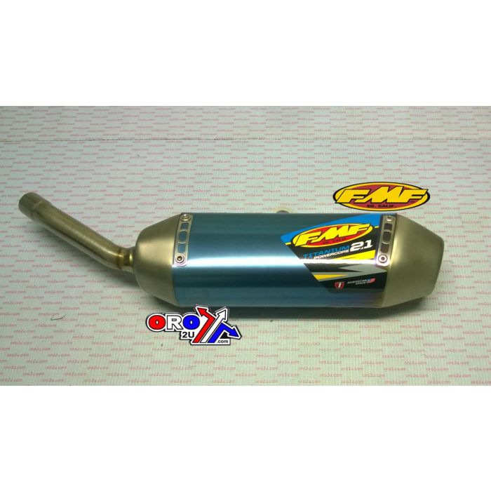 02-21 Yz125 Ti Powercore 2.1 Fmf 024060 Avgas Ljuddämpare Titanium