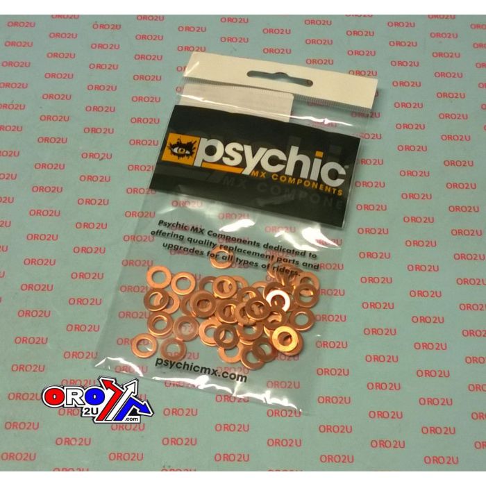 Kopparbricka M6 Pack/50 Storlek Id 650 X Od 12 X Tjock 120 Mm Psychic Mc-09781