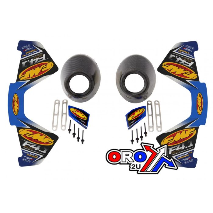 Factory 4.1 C/F End Cap Kit/2 Rct Fmf 040672 Ersättningsdel