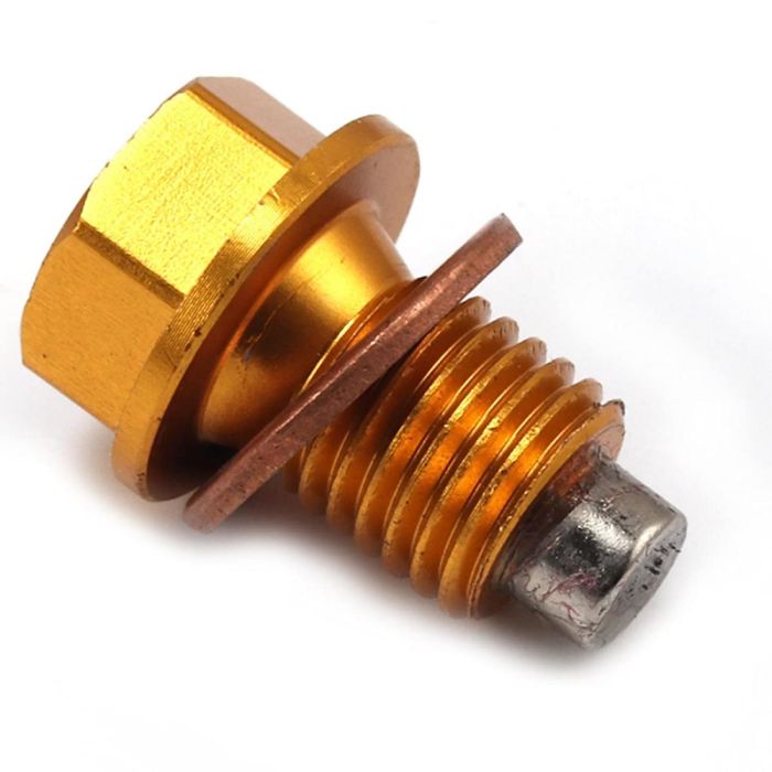 Magnetisk Oljeavtappningsplug M10X125 Rm 125 Rmz 250 Guld 09247-12006