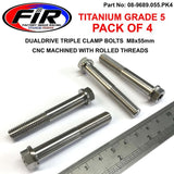 Gr5 Titanium Bolt M8X55Mm Pk4 Triple Clamp Bolts / Dualdrive