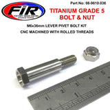 Titanium Gr5 Pivot Bolt Kit Honda 90114-166-006 90114-Men-J01 - Broms- Och Kopplingsbultar - Titanium