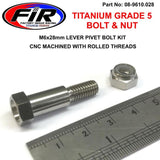 Titanium Gr5 Pivot Bolt Kit Honda 90113-429-770 - Broms- Och Kopplingsbultar - Titanium