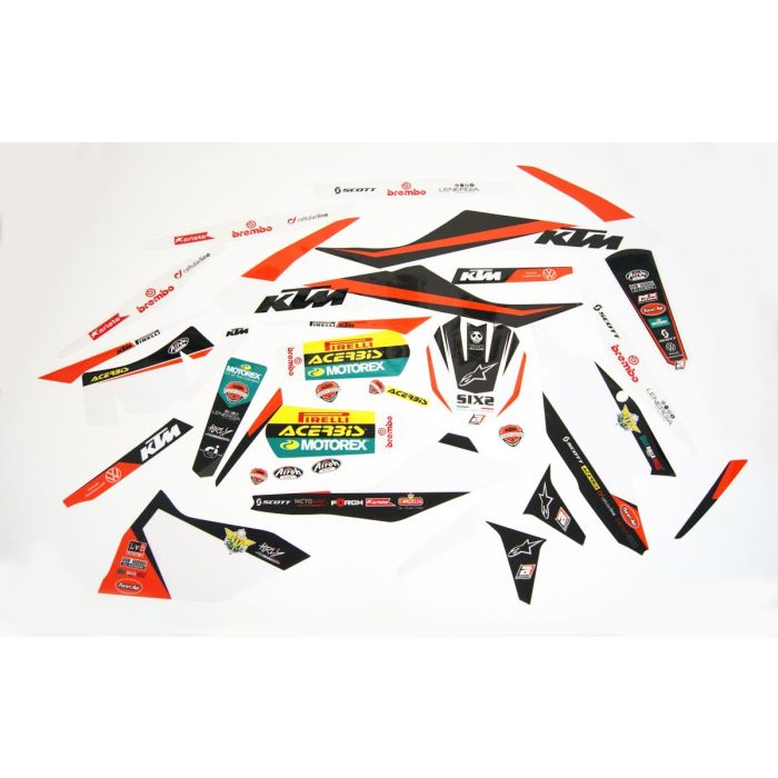 16-19 Sx/Sxf/Exc Ktm Trophy Blackbird 2541R19 Decal Kit