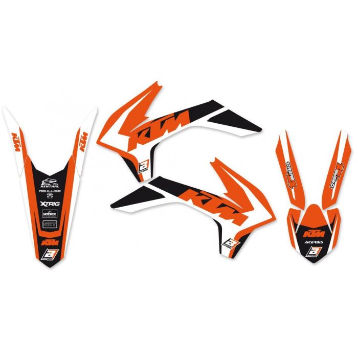 13-15 Sx/Sxf 14-16 Exc Ktm Dream-4 Blackbird Full Team Kit 8538N