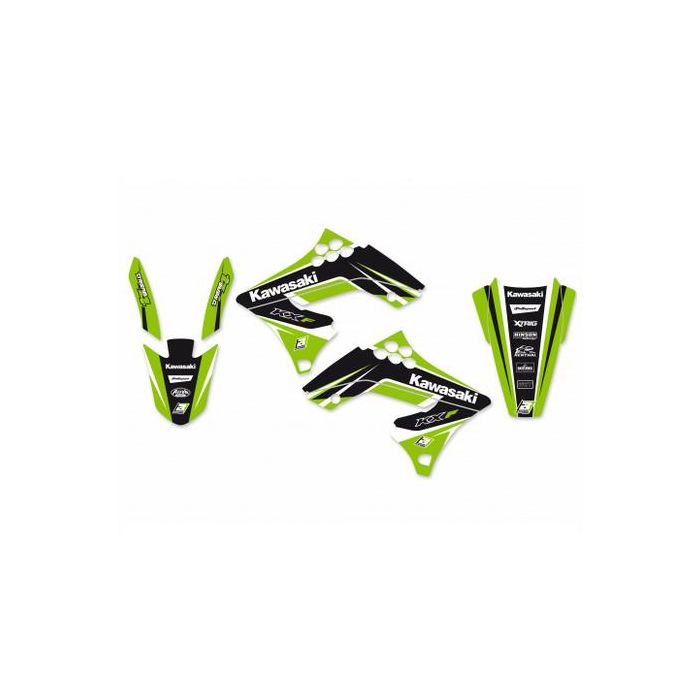 09-12 Kxf250 Dream 4 Graphic Blackbird Decal Kit 2418N