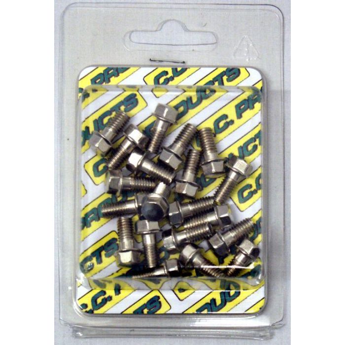 M6 X 12Mm Flänsbolt Pack Om 20 8Mm Hex