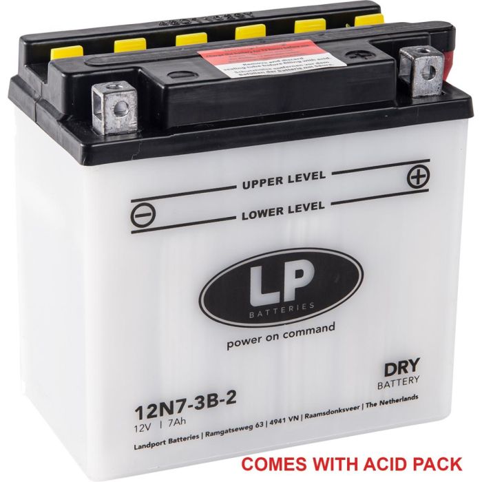 Batteri 12N7-3B-2 12V 8Ah Med Syrapack Ma 12N7-3B-2