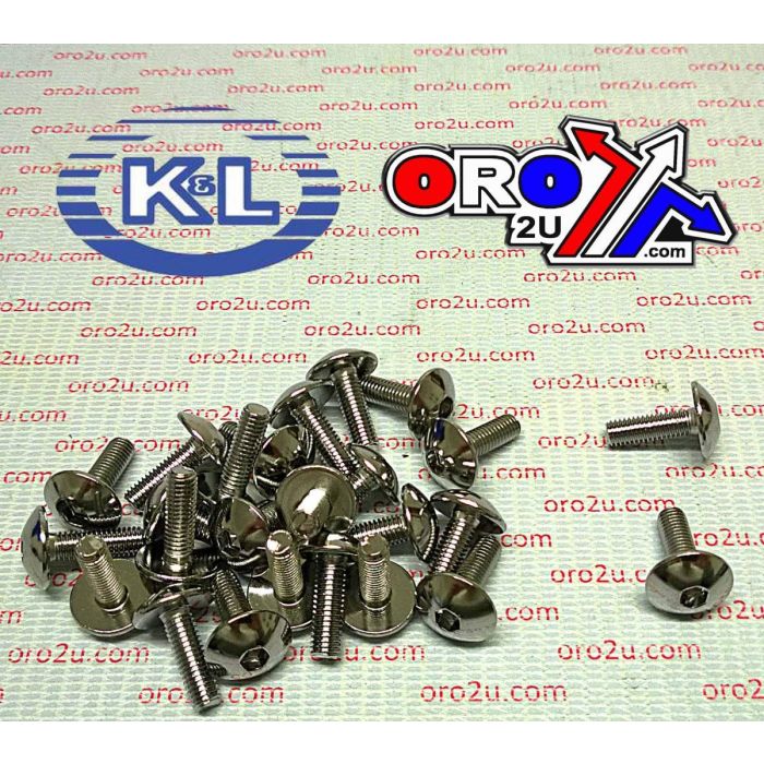 Krom Allen Ovalt Huvud 5X13 Pack/25 Yamaha 4Mm Key 33-7865 Vägverktyg