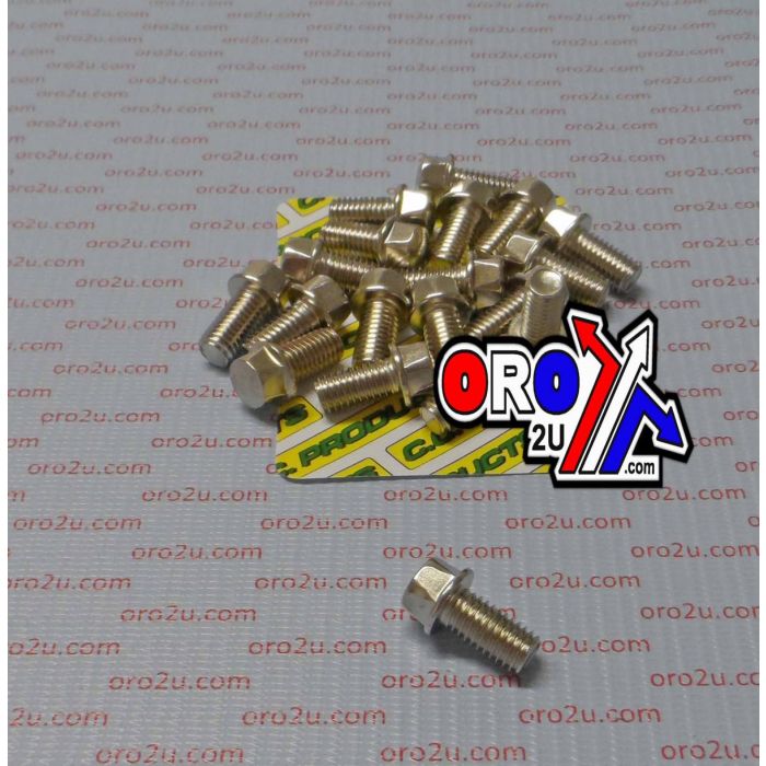 M8 X 15 Mm Flänsbolt Paket Med 20 10 Mm Hex