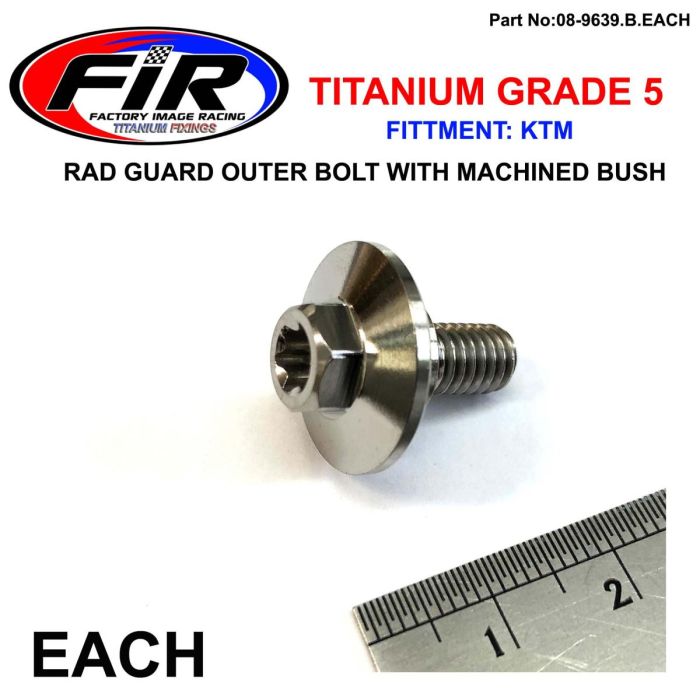 Gr5 Ktm Rad Guard Yttre Bult Ea Titanium Sx Exc Sxf Excf 16-2020 / Med Bush / 0025060166 - Karosseri - Titanium