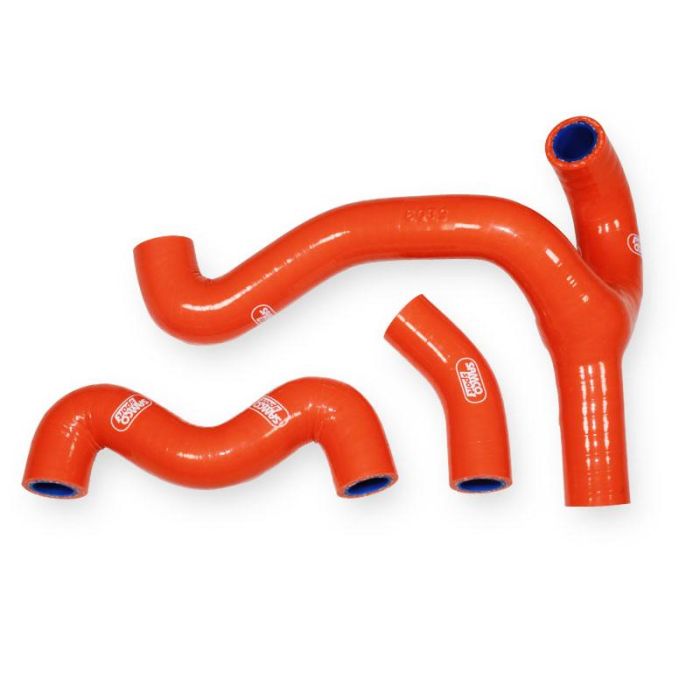 Samco Slang Kit Ktm Y Piece Race Design 3 Delar Kit Orange Ktm-101 Eller