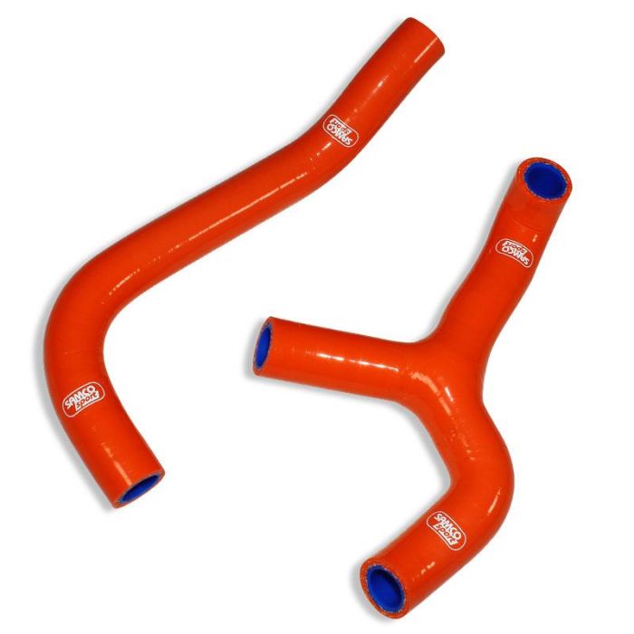 Samco Slang Kit Ktm Y' Piece Race Design 2 Delar Kit Orange Ktm-86 Eller