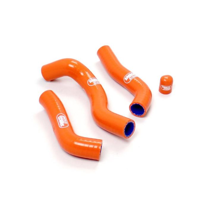 Samco Slangkit Ktm Termostat Bypass 4 Delar Sat Orange Ktm-50 Eller