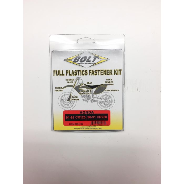 Plastbolt Kit Cr 125/250 Bolt Hårdvara Hon-9092102