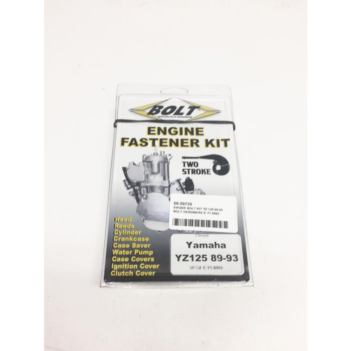 Motorbolt Kit Yz 125 89-93 Bolt Hårdvara E-Y1-8993