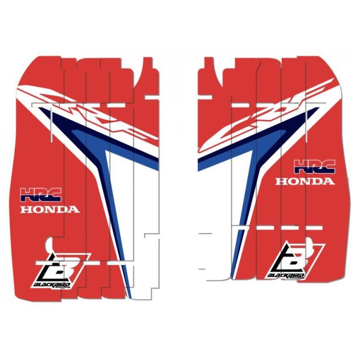 09-12 Crf450 Rad Louver Decal Blackbird A101R18 Team Hrc