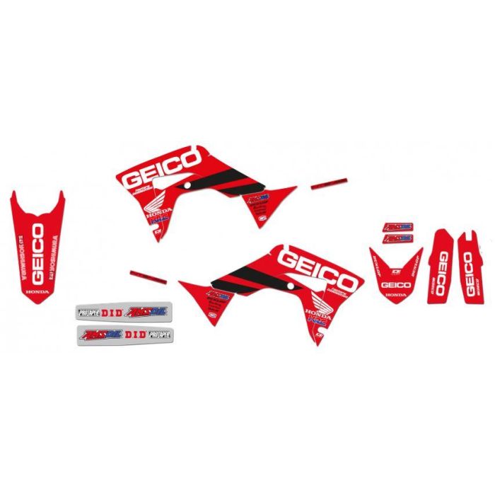 Crf250/450 Honda Geico Team Blackbird 8146R19 Fullständig Kit