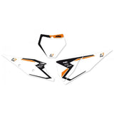 Ktm Exc/Sx 2020 Pre Cut Mx Blackbird 6509N Mx Nummertavla Bakgrund