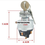 12V universaltändningsbrytare 2-GM Style Keys 4Position On Off Start ACC för bil lastbil