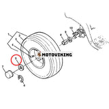 Tryckbricka M123254 för John Deere traktor D160 D170 G110 GT235 GT245 L100 L105 L110