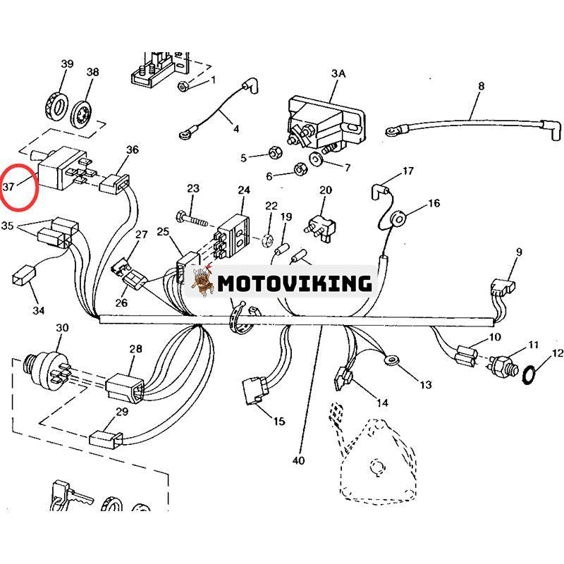 Vippströmbrytare AM101562 för John Deere Tractor 130 170 175 180 185 STX30