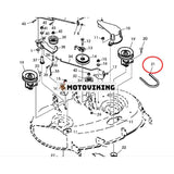 Däckdrivrem M124895 för John Deere Scotts S1642 S1742 S1542