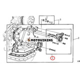 Spännare AL114430 för John Deere Engine 4039T 4045D 6059D Traktor 6000 6100 6200 6400 6500