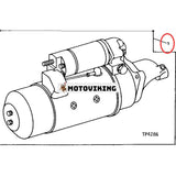 Startmotor AR63341 för John Deere Engine 4239 4276 6414D 6414T Traktor 410B 450G 510C 710B