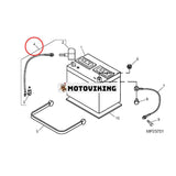 Positiv batterikabel AM123446 för John Deere traktor LT150 LT155 LT160 LT166 LT170 LT180 LTR155 LTR180